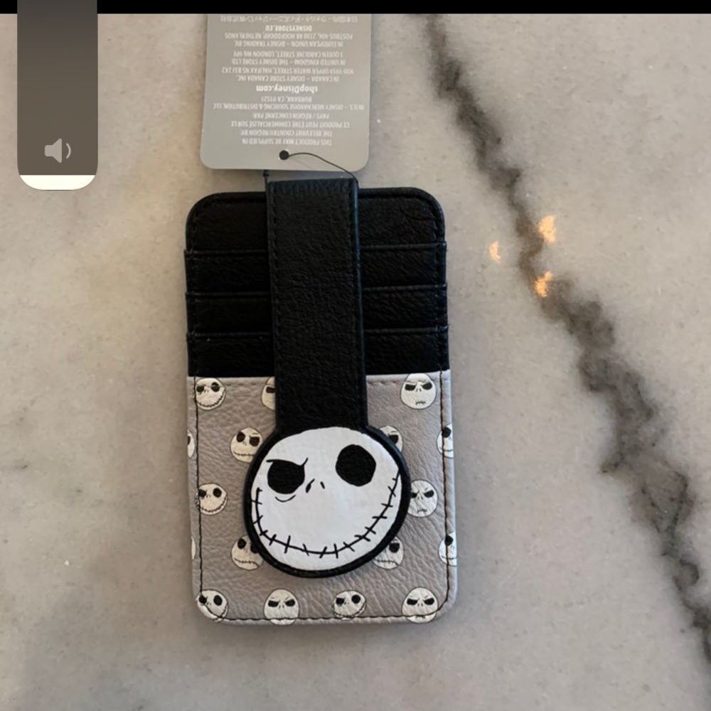 Disney Parks Nightmare Before Christmas Jack Skellington Cardholder